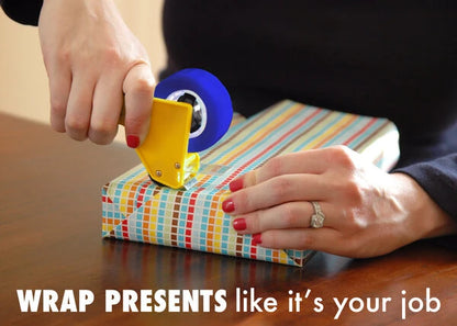The Mini Tape Gun makes wrapping presents fun and quick.