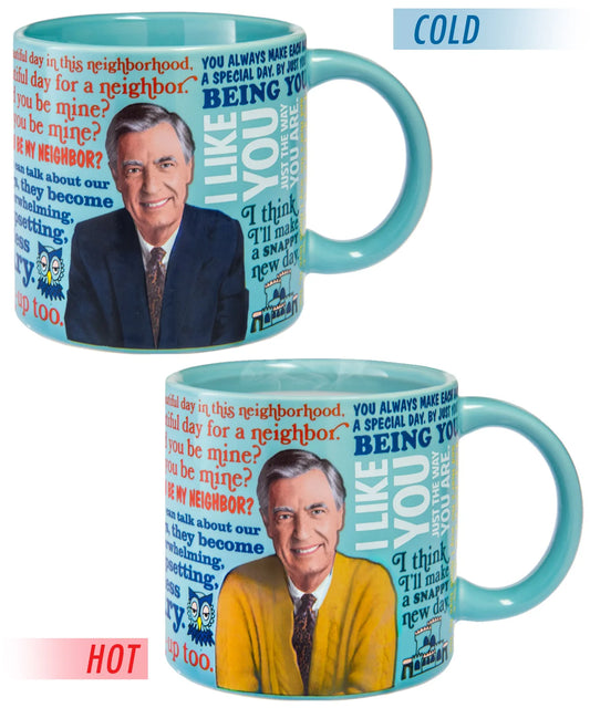 Mr. Rogers Heat Change Mug beauty shot