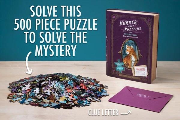 In order to solve the mystery, you must first solve the 500-piece jigsaw puzzle.