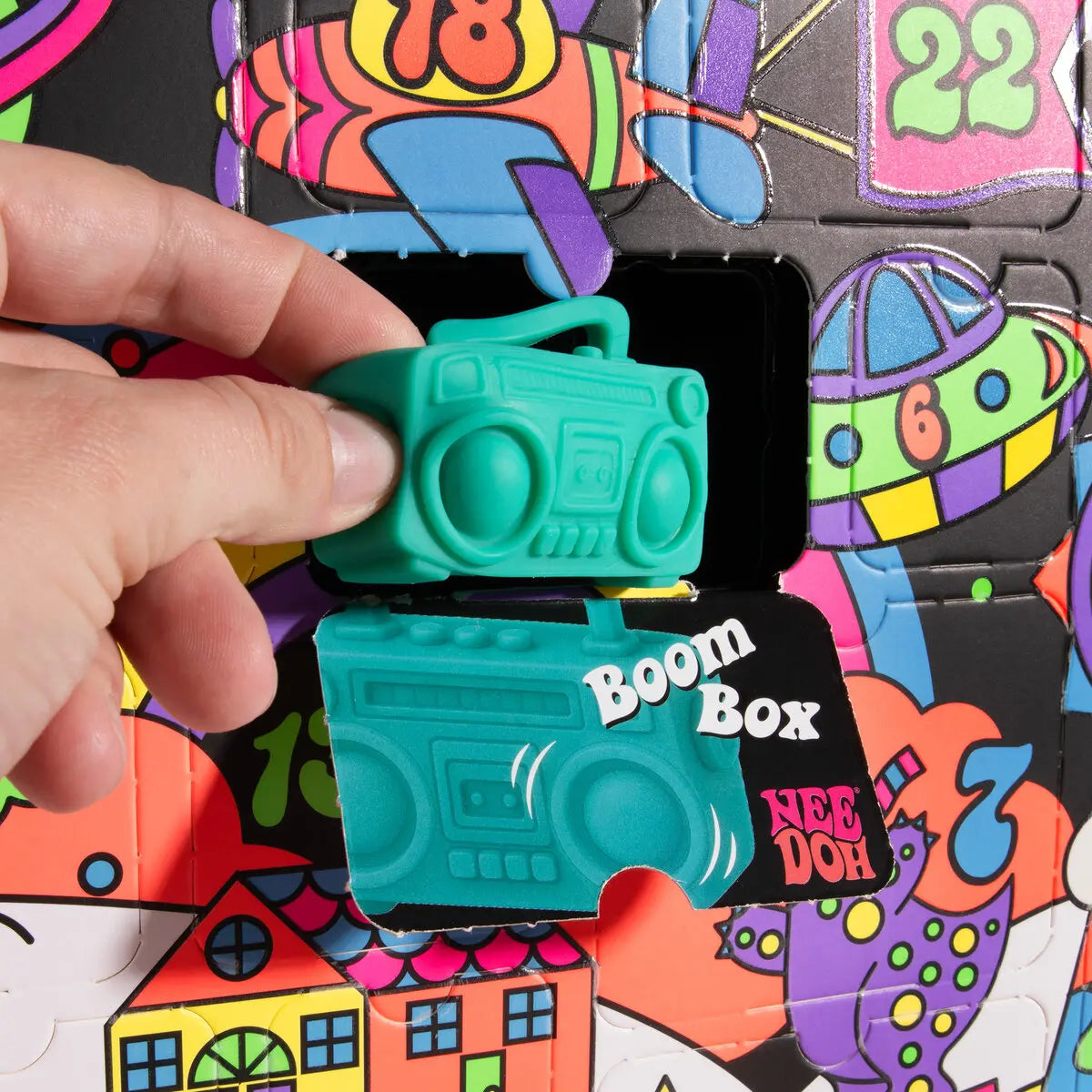 Each door reveals a tiny, squish sensation perfect for stress relief, focus, and satisfying fidget play.