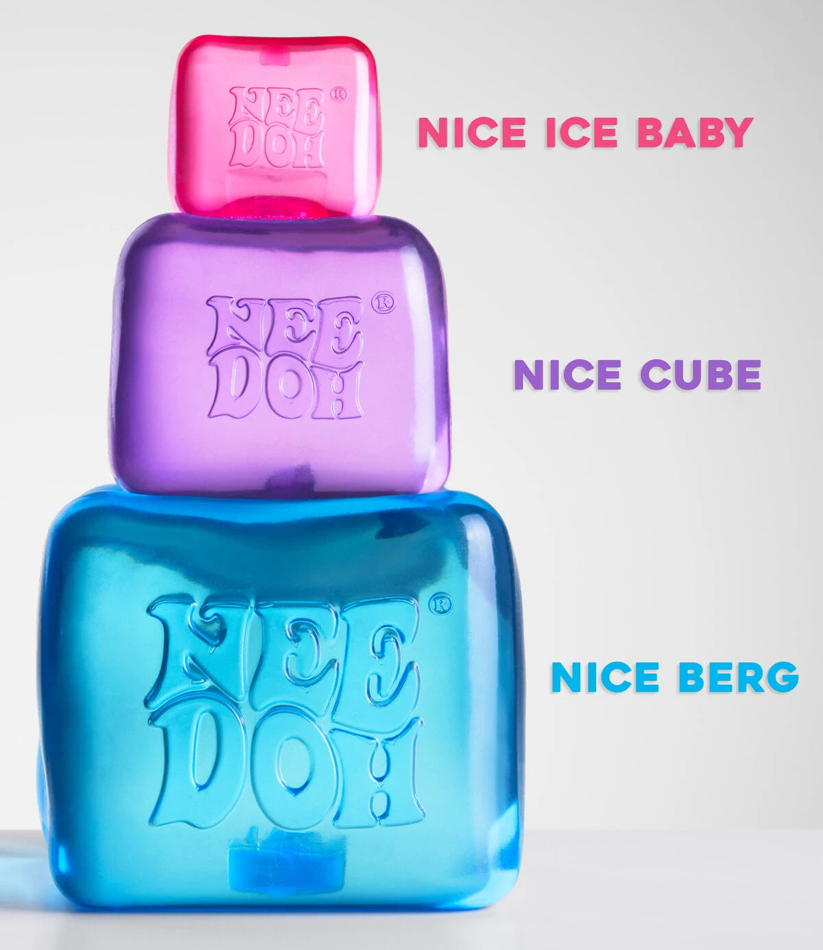 The Nice Ice Baby is the, well... baby of the Nice Cube family! Collect all the sizes!