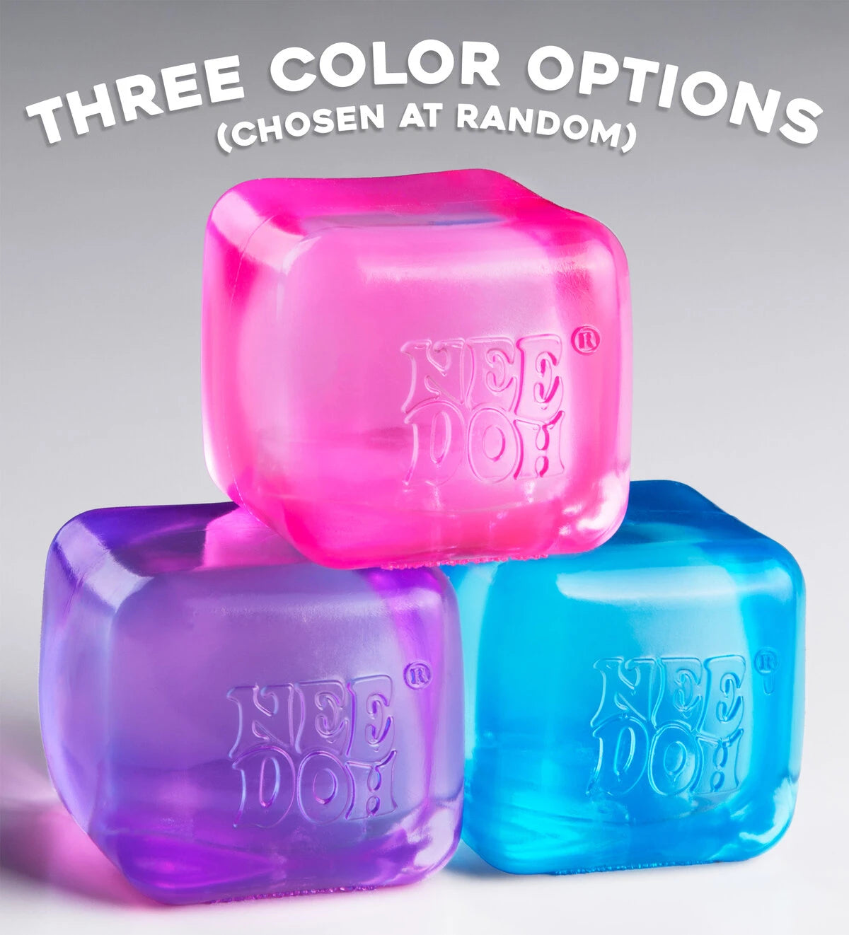 The mini cube is available in three colors. You will receive one of the colors pictured.