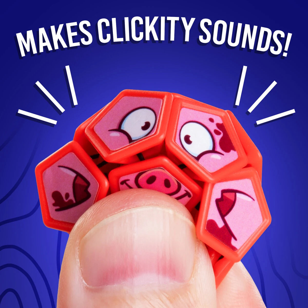 Pinchies are collectible fidget toys that compress with a satisfying click!