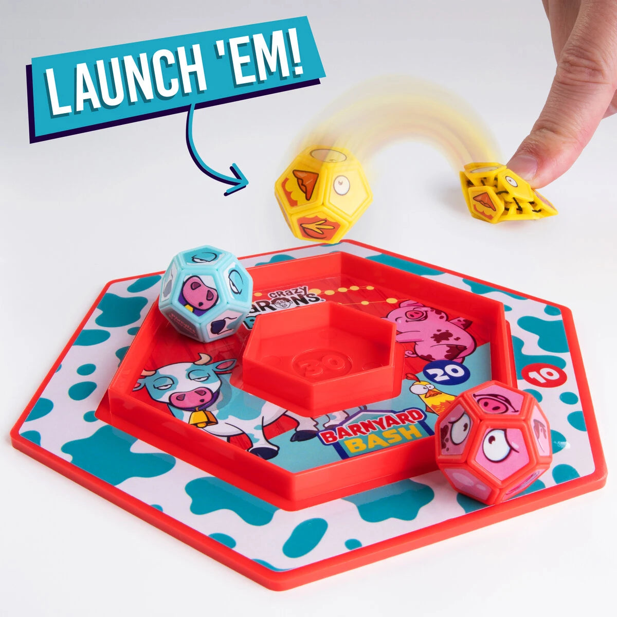 Squeeze a Pinchie just right and you can launch them into the air!