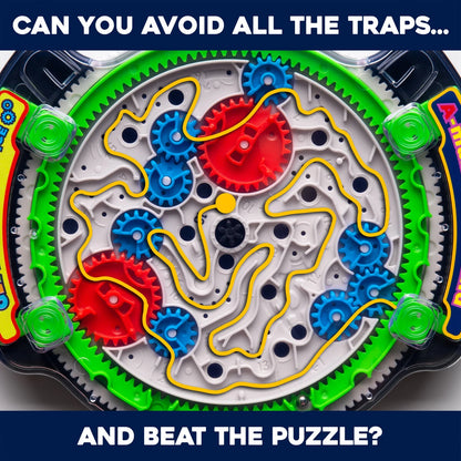 Your goal is to get your marble to the end of the maze, but in order to do it, you’ll have to navigate the gears blocking your path.