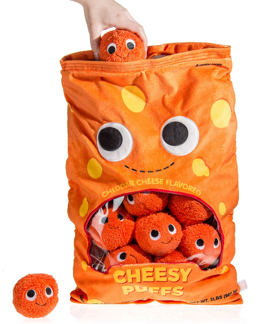 Plush Cheesy Puffs beauty shot