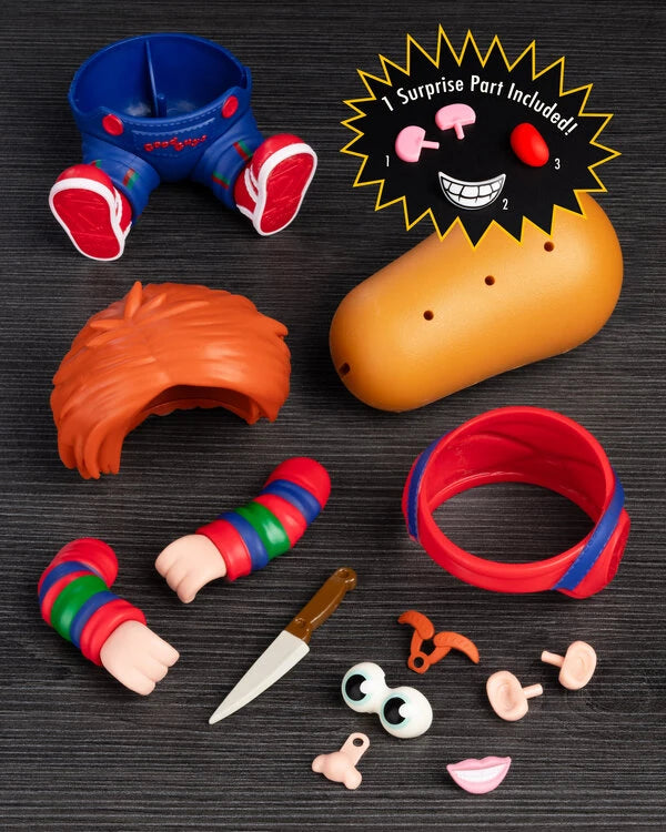 Chucky features 13 pieces plus one surprise part!