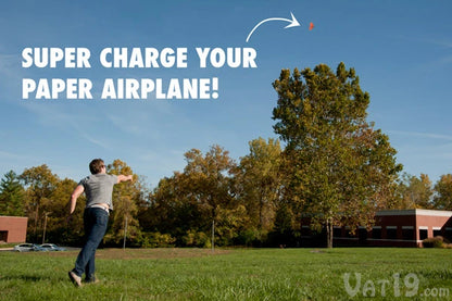 The PowerUp will send your paper airplanes soaring for hundreds of yards.
