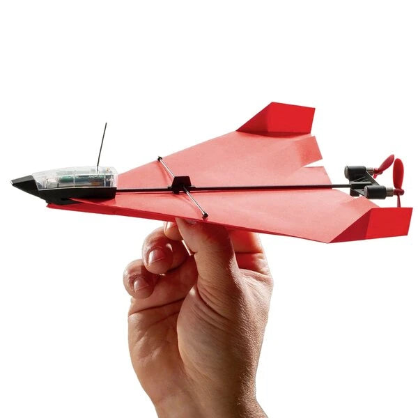 To start, simply fold your plane into any configuration you'd prefer.