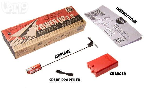 Box contents of the PowerUp Electric Power Module.