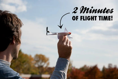 The PowerUp is capable of extremely long flight times.