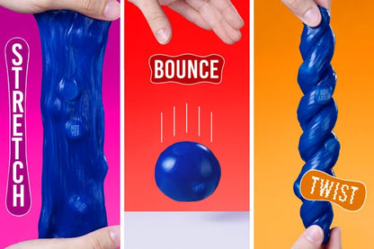 Stretch, bounce, and twist the super-fidgety putty.