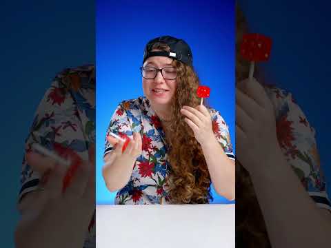 Sloane tries the Dice Pop Lollipop for the first time!