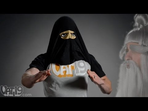 Video for &quot;Ask Me About My Ninja Disguise&quot; Shirt