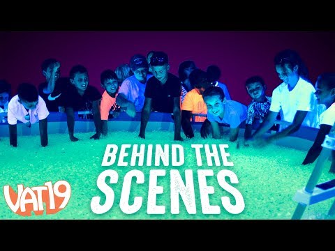 Behind the Scenes: Glow in the Dark Spitball Pool Party