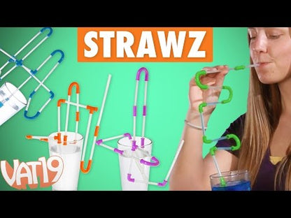 Video for Strawz Connectible Drinking Straws