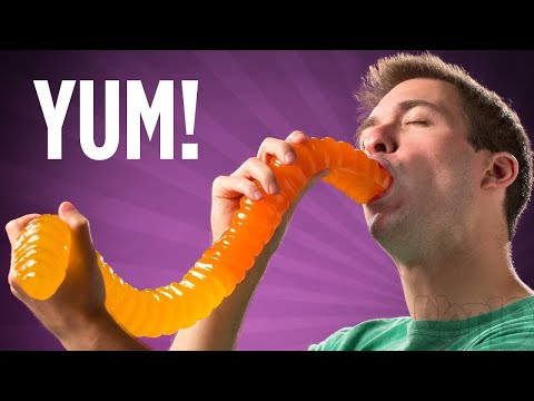 Video for Giant 3-Pound Gummy Worm