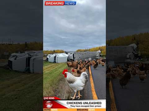 How Did Chickens Survive A Car Accident?!