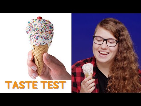 Vat19 tastes the Ice Cream Crispy Cone! (Rice Crispy Candy Treat)
