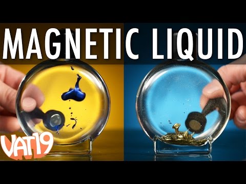 Video for Colorful Ferrofluid in a Bottle