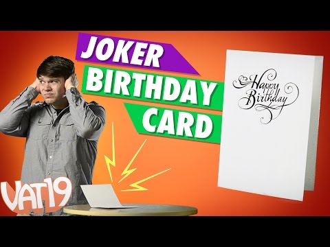 Video for Joker Prank Birthday Card