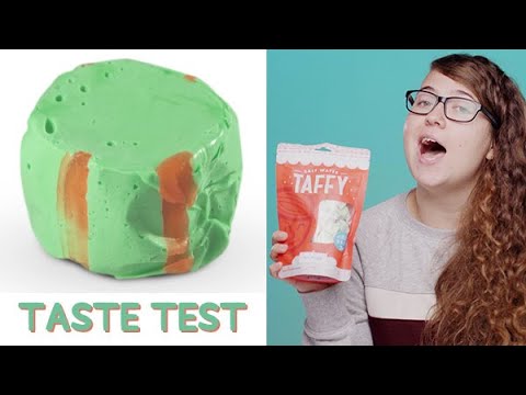 Vat19 tastes Pickle Flavored Salt Water Taffy!