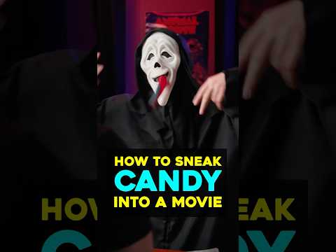 Sneaking a Candy Worm Into the Movie Theater!
