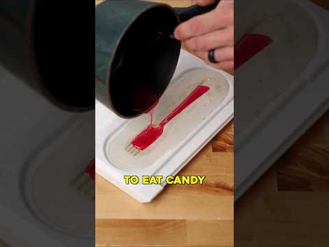 A Fork Made Of Candy!?
