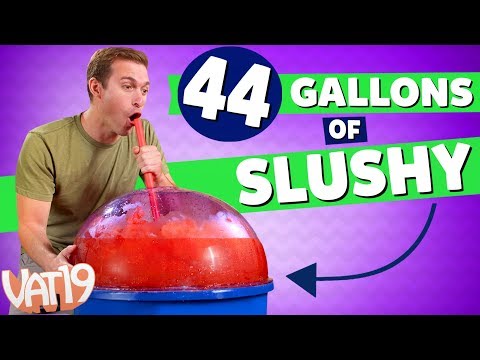 World's Largest Slushy Maker (44 gallons!)
