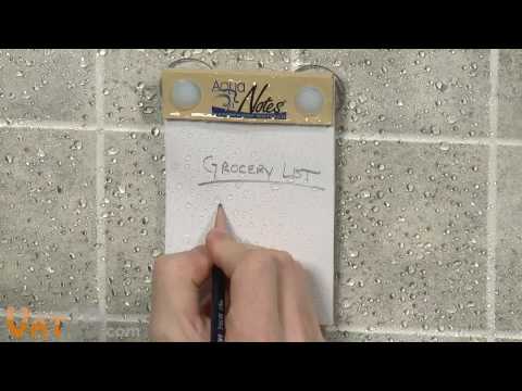 Video for AquaNotes Waterproof Notepad