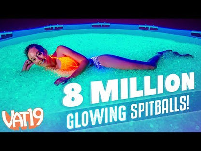 We Filled a Pool with Millions of GLOWING Orbeez Spitballs!