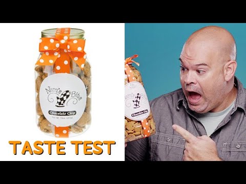 Vat19 tastes Nam’s Bits tiny chocolate chip cookies!