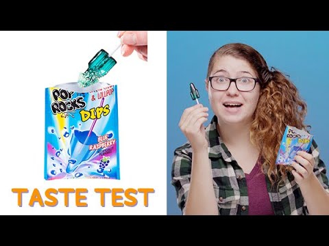 Pop Rocks Dips Taste Test