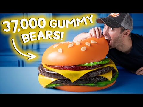 We Made the World's Largest Gummy Burger • This Could Be Awesome #16