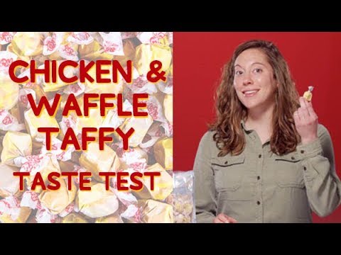Chicken and Waffles Taffy Taste Test