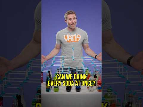 Can We Drink Every Soda At Once?!