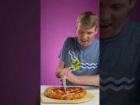 Ben tries the Pizza Hatchet for the first time!