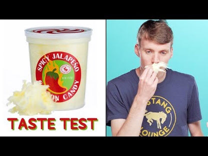 Spicy Jalapeño Cotton Candy Taste Test!