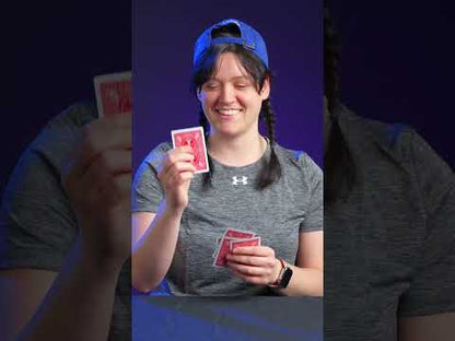 Katie demonstrates the Princess Card Trick.