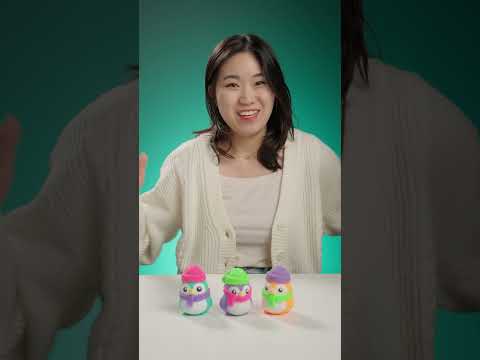 Ariel explores the Nee Doh Glow Penguin for the first time!