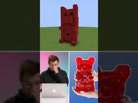 $1000 To Build This Gummy Bear In Minecraft!!