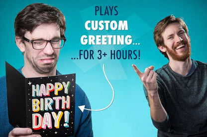 Once activated, your recording will loop for at least 3 hours!