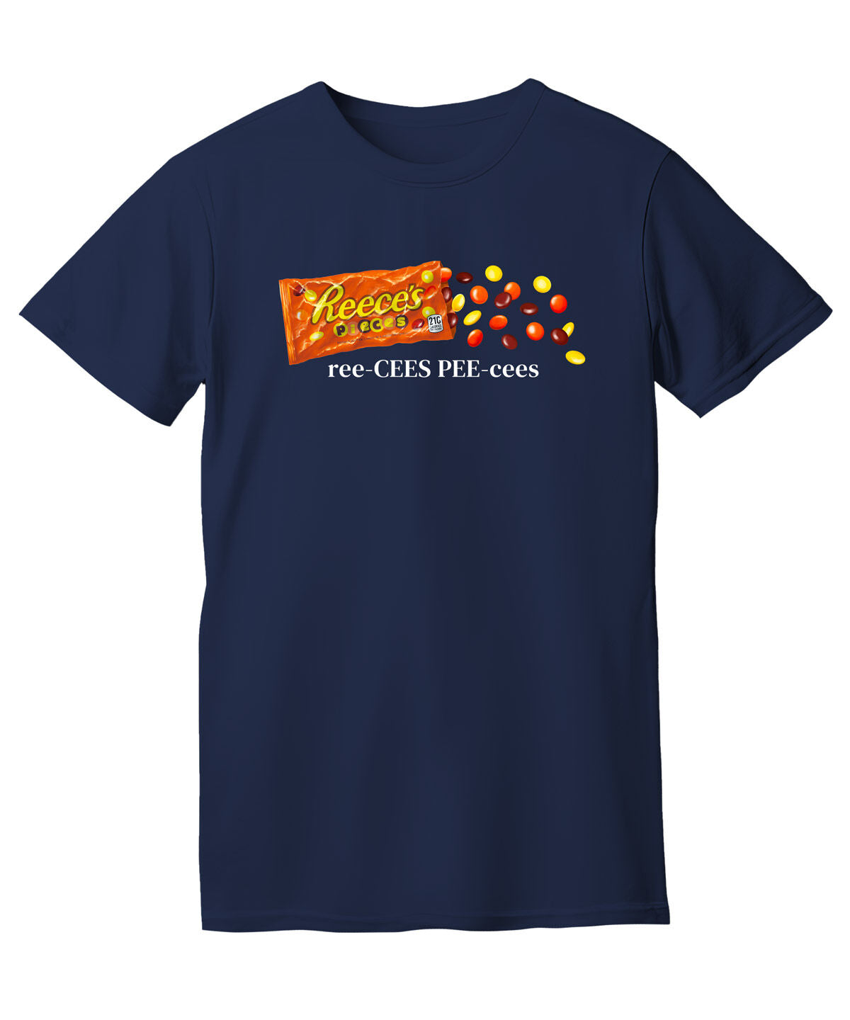 "ree-CEES PEE-cees" T-Shirt-XXL beauty shot