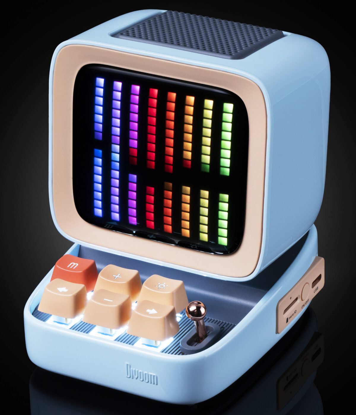 Retro Pixel Art Speaker beauty shot