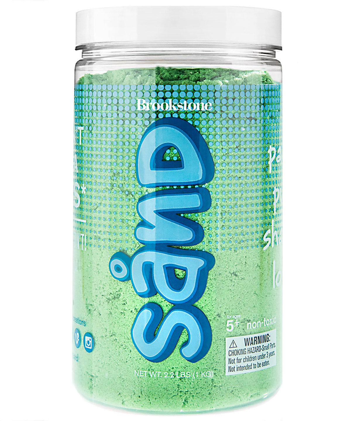 Sånd by Brookstone-Large Jar of Sånd - Green beauty shot