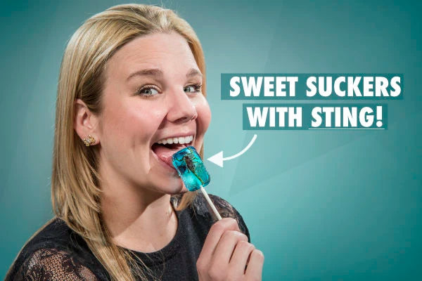 A spoonful of sugar helps the scorpion go down.