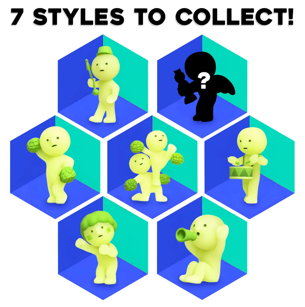 Like other Smiski varieties, the Cheer Series is sold as blind box with seven different styles to collect.