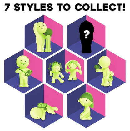 Available Styles: The Source, Smiski Fuzin and Raijin, Smiski Bacchus, Smiski Velazques, Smiski Dali, and Smiski Pearl Earring, and a rare Secret Smiski.