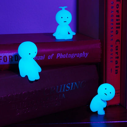 Six lavatory-themed, glow-in-the-dark creatures that each bring their own charming, lighthearted vibe to your bathroom experience. 