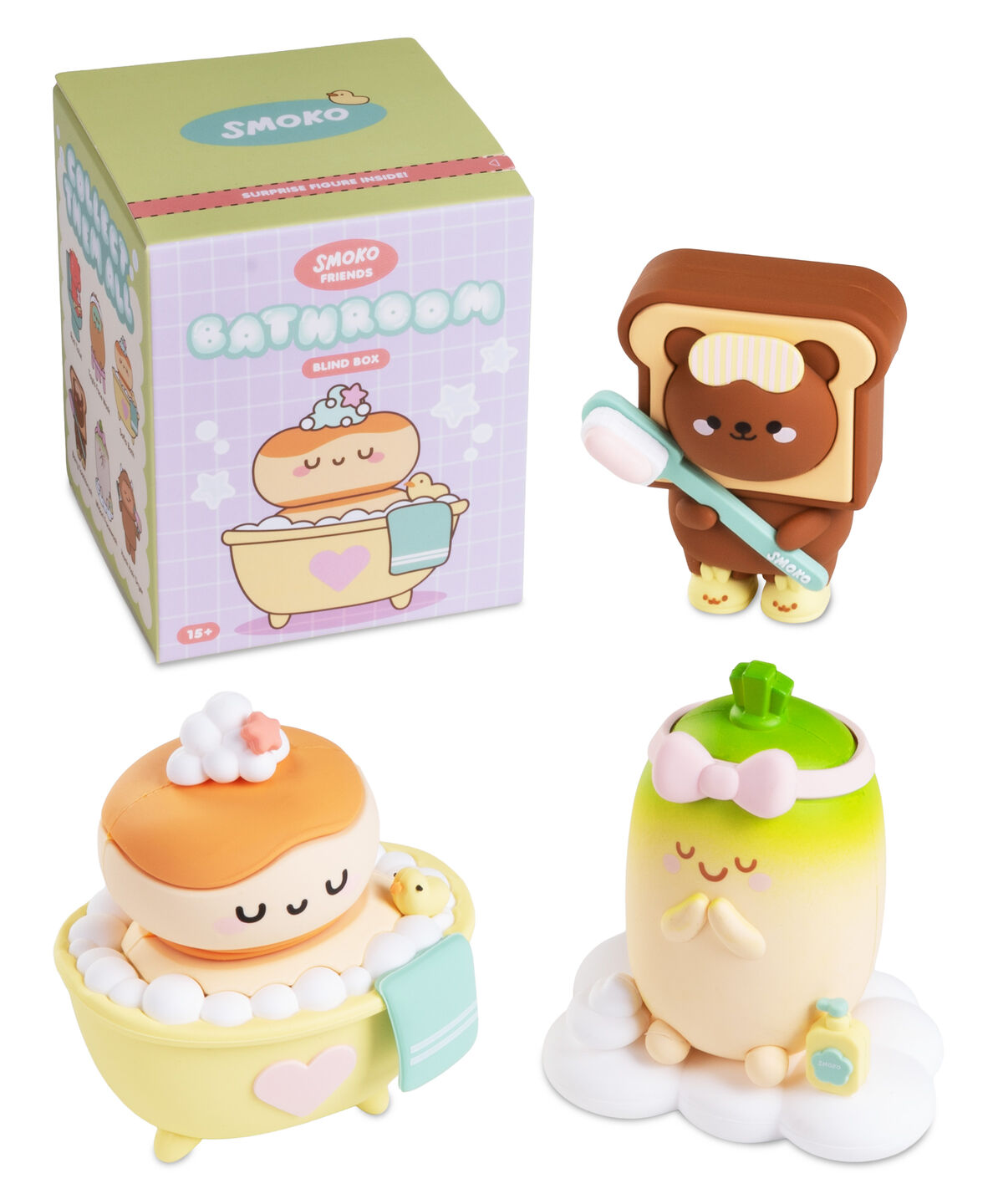 Smoko Friends Bathroom Blind Box beauty shot
